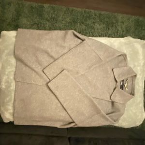 Zara woman grey pea coat size M